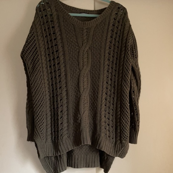 Express Sweaters - Oversized cable knit sweater